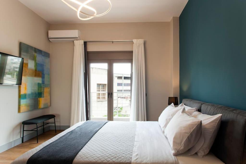 Minimal Loft Art With Sea View Over Heraklion Harbour Bagian luar foto